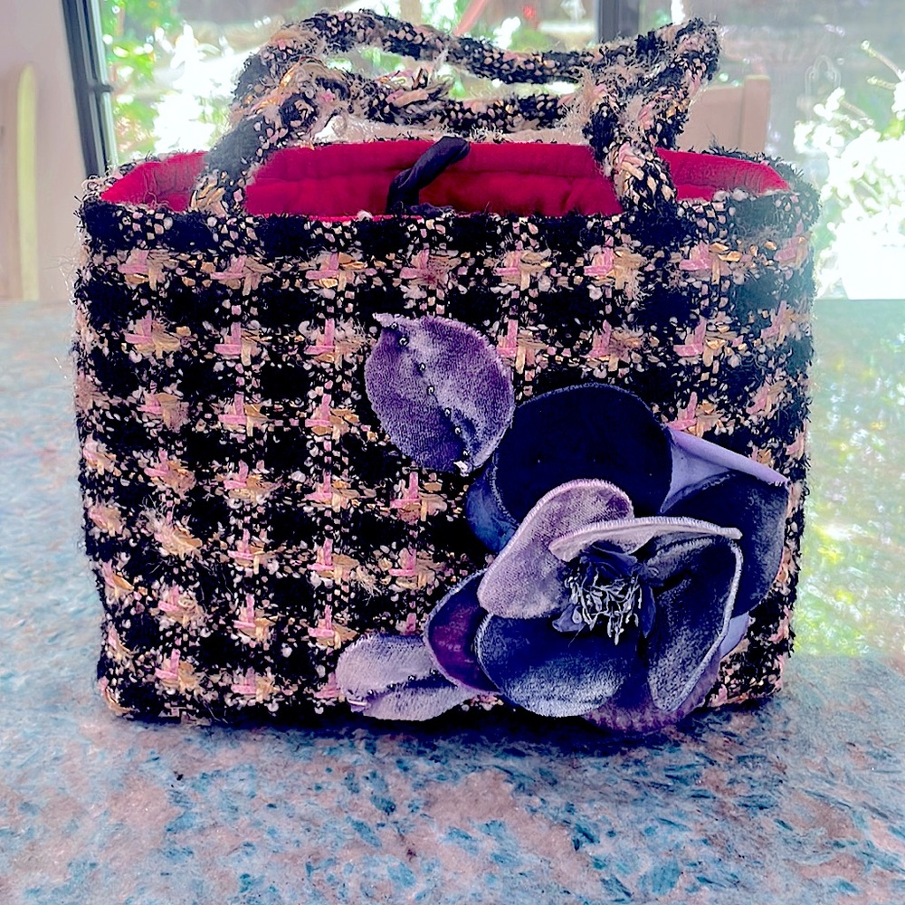 Rare Hope and Benson hand woven purse All Wool!